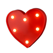 Load image into Gallery viewer, DIY White Plastic Letter LED Night Light Marquee Sign Alphabet Lights Lamp Home Culb Outdoor Indoor Wall Decoration